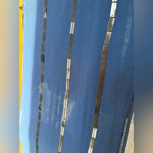 Chiffon scarf with piano sequins